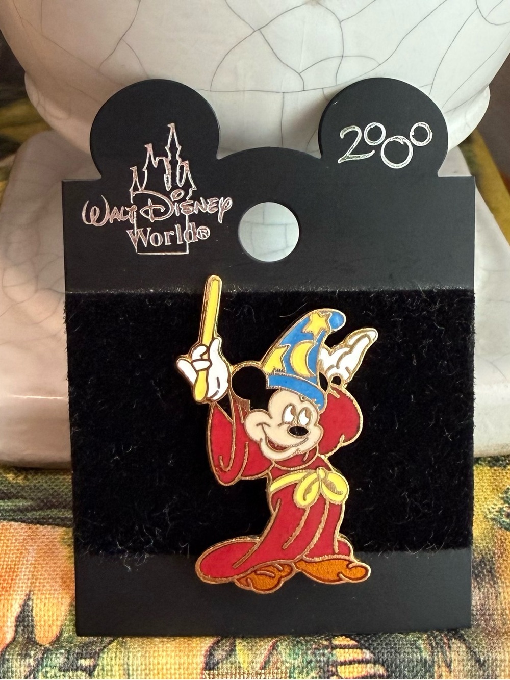 Mickey Mouse Sorcerer Collectible Pin 2000 Disney!